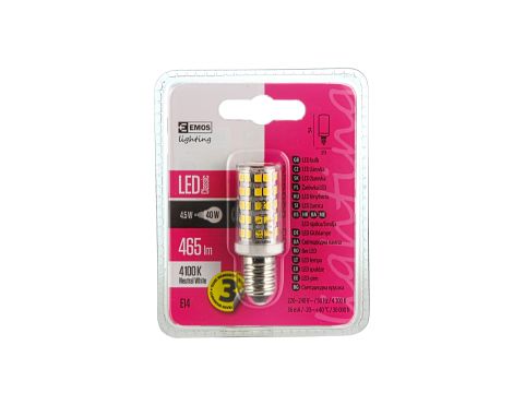 Light bulb LED 4.5W E14 NW EMOS hood - 4