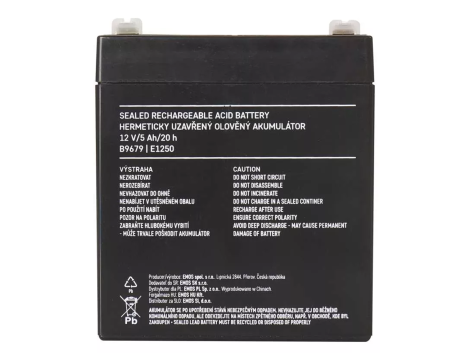 AGM battery 12V/5Ah EMOS - 3