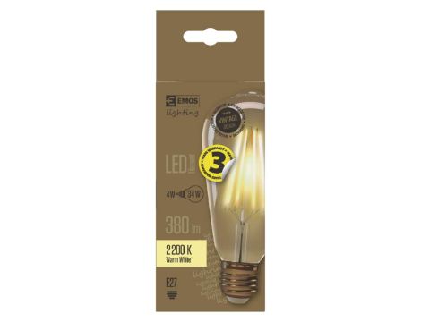 Żarówka EMOS Z74302 LED VNT ST64 4W E27 - 5