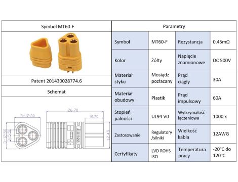 Amass MT60-F connector - 3