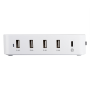 LVSUN USB Charger LS-5UWT WHITE/WHITE - 5