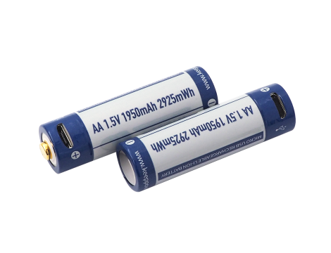 KEEPPOWER ICR14500-195PCM 1950mAh 1,5V Li-ION m-USB - 4