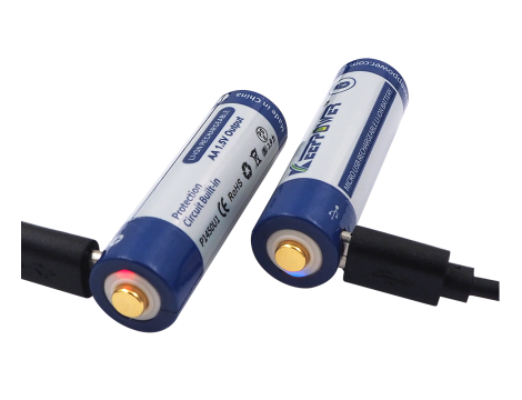 KEEPPOWER ICR14500-195PCM 1950mAh 1,5V Li-ION m-USB - 2