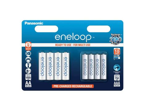 Panasonic ENELOOP 4xR3 4xR6 zestaw B8