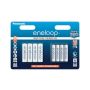 Rechargeable Panasonic Eneloop 4xR3 4xR6