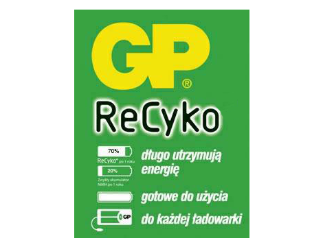 Rechargeable battery R6 2700 GP Recyko New - 2