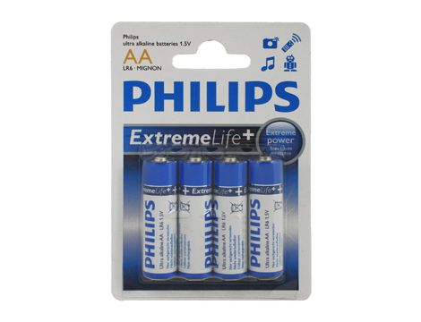 Bateria alk. LR6 PHILIPS ULTRA  B4 - 2