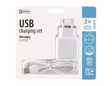 Charger EMOS SMART USB 3,1A V0119 - 6