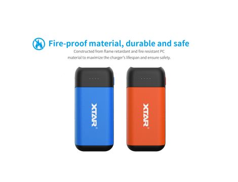 Portable Power Bank Charger XTAR PB2C BLUE 18650 - 17