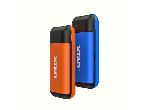 Portable Power Bank Charger XTAR PB2C BLUE 18650 - 18