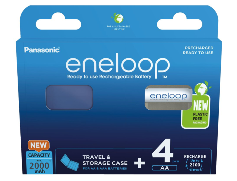 Panasonic Eneloop R6/AA 2000 B4+BOX