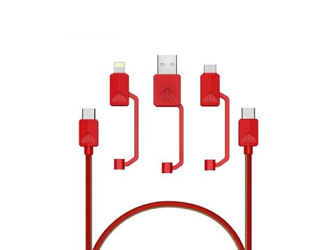 Przewód XTAR PDC-3 USB RED 3A 10Gbps - 2