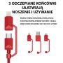 Przewód XTAR PDC-3 USB RED 3A 10Gbps - 18