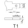 AGM battery 12V/7,2Ah MW T1 - 2