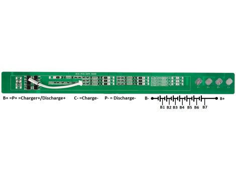 PCM-L07S15-D275 for 25,9V/15A for Li-ION (7S) - 3