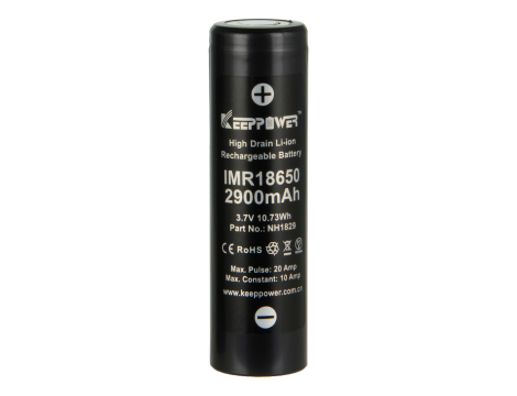 KEEPPOWER IMR18650 2900mAh 3,7V Li-ION