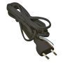 Power cable 2*0,75-H03VV2-F 3m BLACK S19273