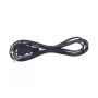 Power cable 2*0,75-H03VV2-F 3m BLACK S19273 - 2