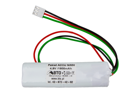 Battery pack Ni-MH 4,8V 1,8Ah AA180 4S1P