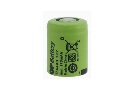 GP 17AAAH 170mAh 1/3AAA Ni-MH 1,2V - 5