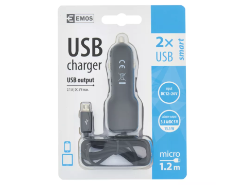 Car charger EMOS USB V0217 - 3