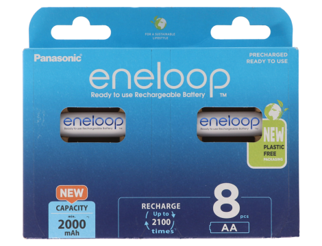 Panasonic Eneloop R6/AA 2000mAh B8