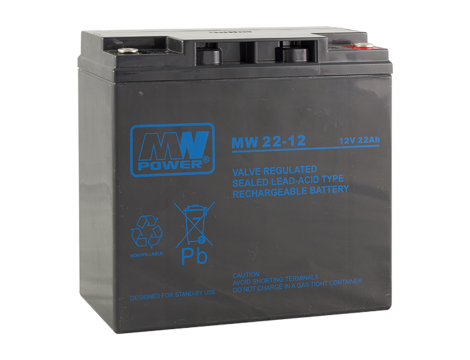 AGM battery 12V/22Ah MW