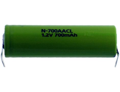 Panasonic N-700AACL/ST 700mAh  AA NiCD - 6