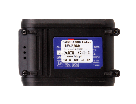 Battery for Celma WAK-Li 18GEO+ 18V 2,8Ah Li-ION - 3