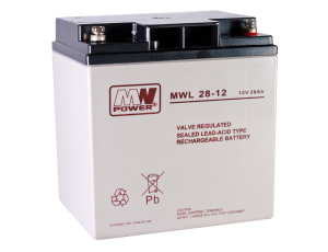 AGM battery 12V/28Ah MWL