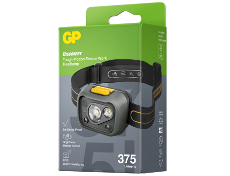 Headlamp GP CHW54 DISCOVERY 375lm - 3