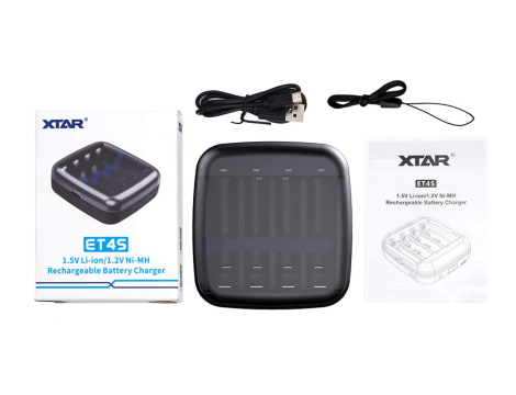 Charger XTAR ET4S AA/AAA Li-ION/Ni-MH - 6