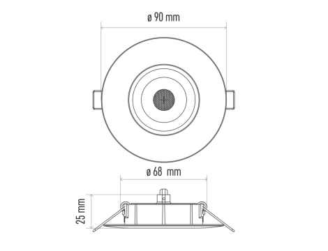 LED Spotlight 5W WW ZD3121 EMOS - 5