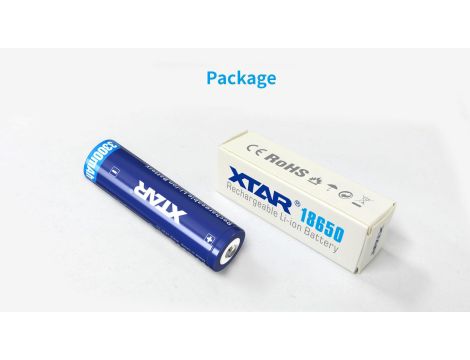 XTAR 18650-3300 3300mAh Li-ION - 12