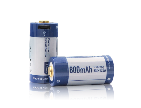 KP ICR16340-80PCM 800mAh Li-ION m-USB