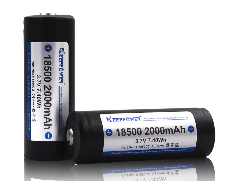 KP ICR18500-200PCM 2000mAh Li-ION (c2)