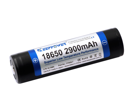 KP ICR18650-290PCM-LT 2900mAh Li-ION - 2