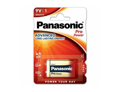 Alkaline battery 6LR61 PANASONIC Pro Power