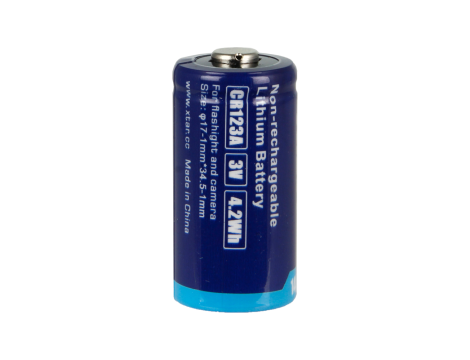 Lithium battery CR123A 3V 1400mAh XTAR - 2