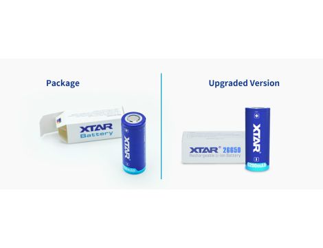 XTAR 26650-520PCM 5200mAh Li-ION - 9