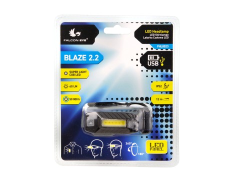 Latarka MacTronic BLAZE FHL0023 60lm, - 2