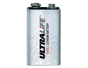 Lithium battery 9V ULTRALIFE U9VL-JPFP