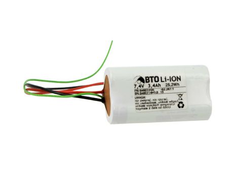 Battery pack Li-ion 18650 7.4V 3.5Ah 2S1P