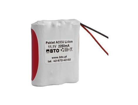 Battery pack Li-Ion 18650 11.1V 2.1Ah 3S1P - 2