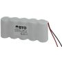 Custom battery pack NiCD SC 6.0V 1.9Ah 5S1P SERVICE