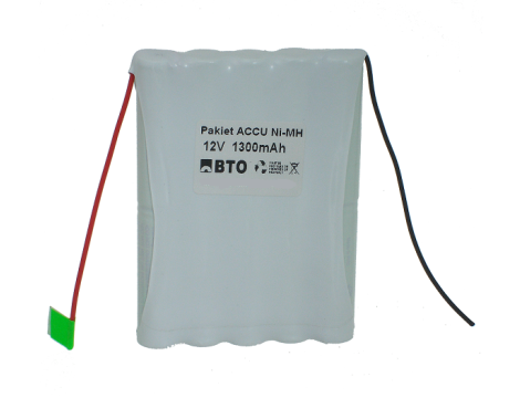 Custom battery pack NiMH AA 12V 1.3Ah 10S1P