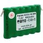 Battery pack NiMH AAA 7.2V 0.8Ah 6S1P - SERVICE