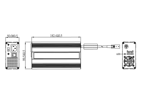 Charger 7SL/8SF 25.9V 6A for 7/8 cells ALUMINIUM - 13