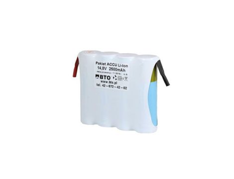 Custom battery pack Li-ion 18650 14.8V 2.5Ah