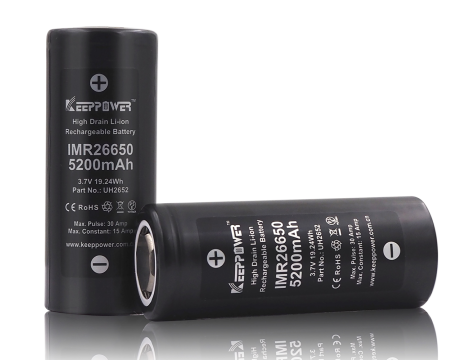 KEEPPOWER IMR26650 5200mAh Li-ION